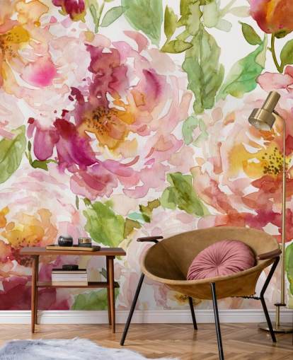 Bold and Beautiful Floral Wallpaper Mural