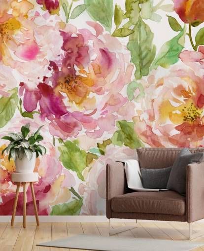 Bold and Beautiful Floral Wallpaper Mural