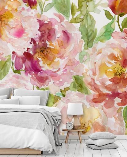 Bold and Beautiful Floral Wallpaper Mural