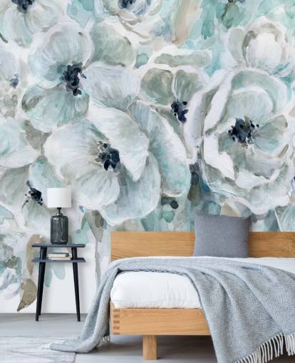 Papel pintado Teal Harmony 2 de Carol Robinson Papel pintado Teal Harmony 2 de Carol Robinson