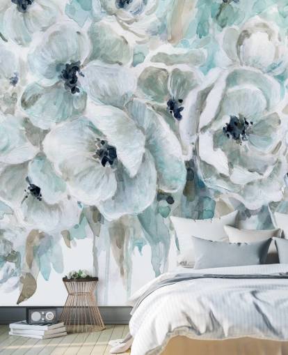 Papel pintado Teal Harmony 2 de Carol Robinson