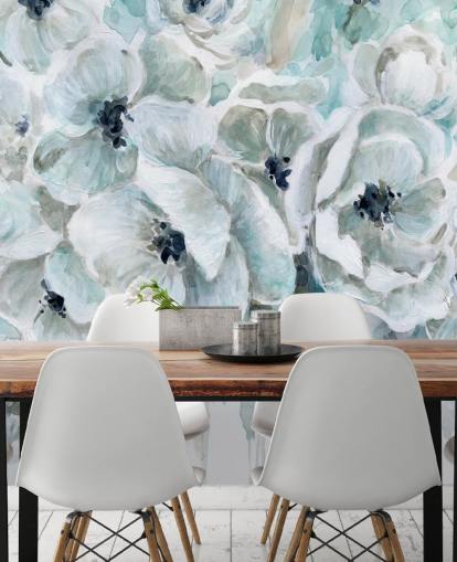 Papel pintado Teal Harmony 2 de Carol Robinson Papel pintado Teal Harmony 2 de Carol Robinson