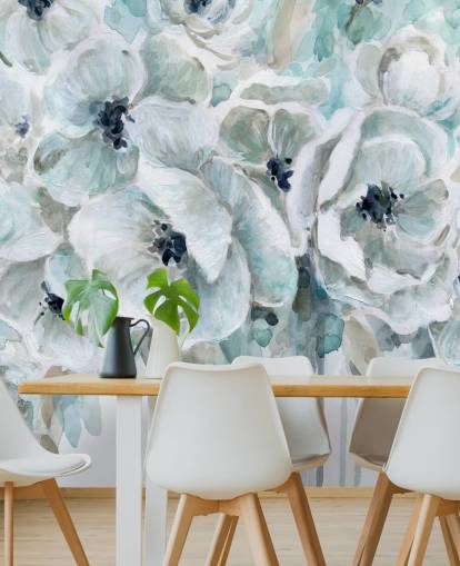 Papel pintado Teal Harmony 2 de Carol Robinson