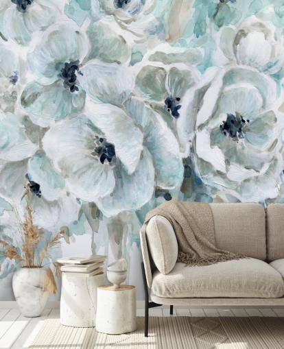 Papel pintado Teal Harmony 2 de Carol Robinson