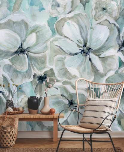Papel de parede Teal Harmony por Carol Robinson