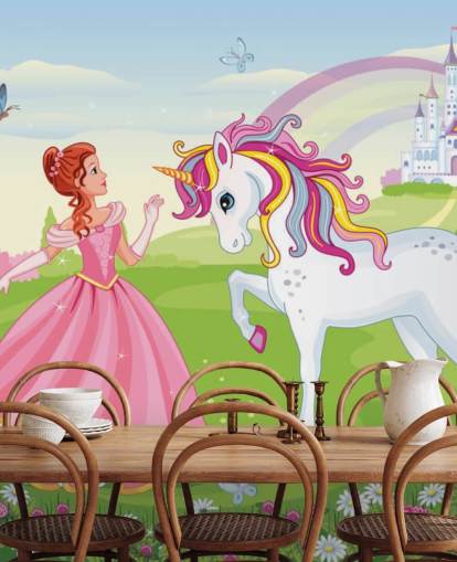 fairy tale background with castle and rainbow wallpaper fairy tale background with castle and rainbow wallpaper