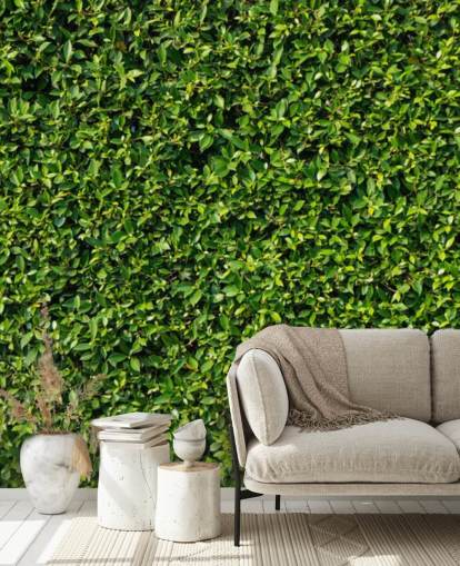 Papier Peint Vert Leafy