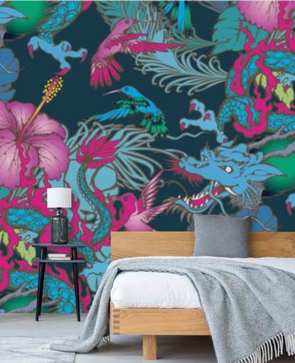 blue dragon tattoo wallpaper