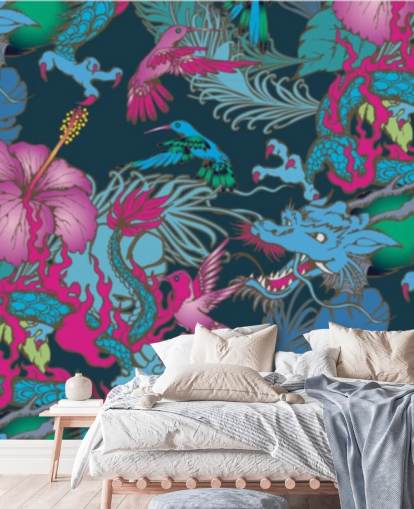 blue dragon tattoo wallpaper