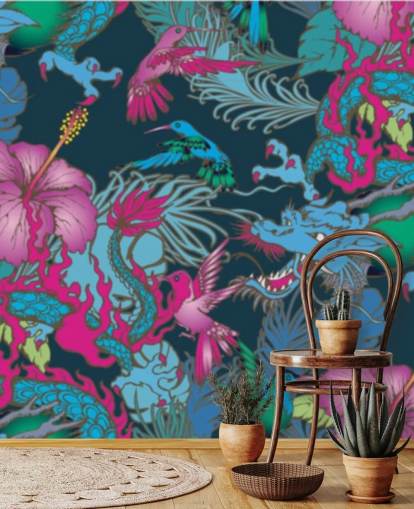 blue dragon tattoo wallpaper