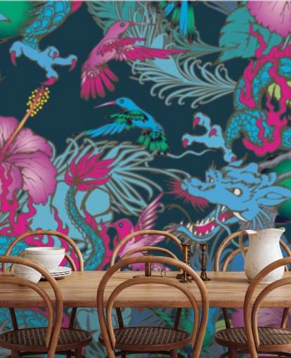 blue dragon tattoo wallpaper