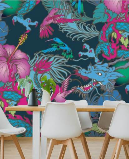 blue dragon tattoo wallpaper