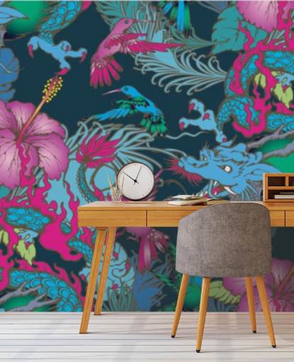 blue dragon tattoo wallpaper