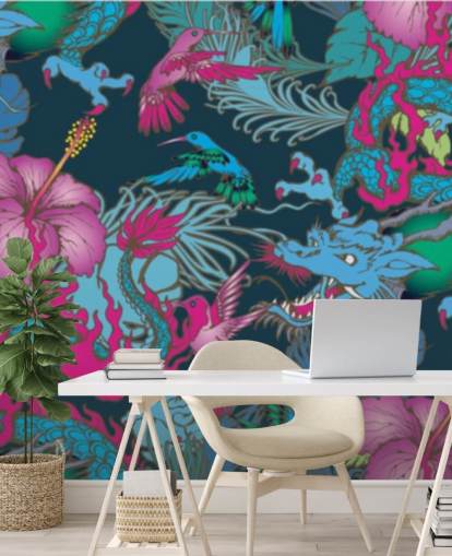 blue dragon tattoo wallpaper