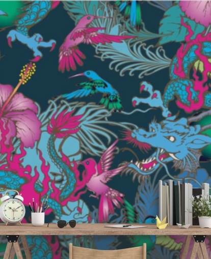 blue dragon tattoo wallpaper