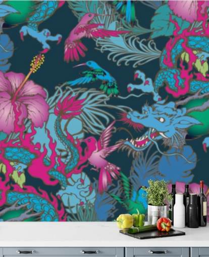 blue dragon tattoo wallpaper