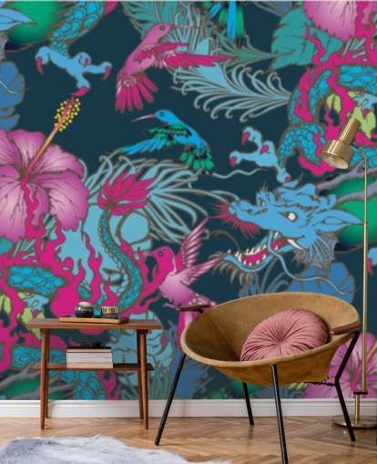 blue dragon tattoo wallpaper