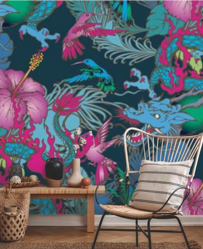 blue dragon tattoo wallpaper