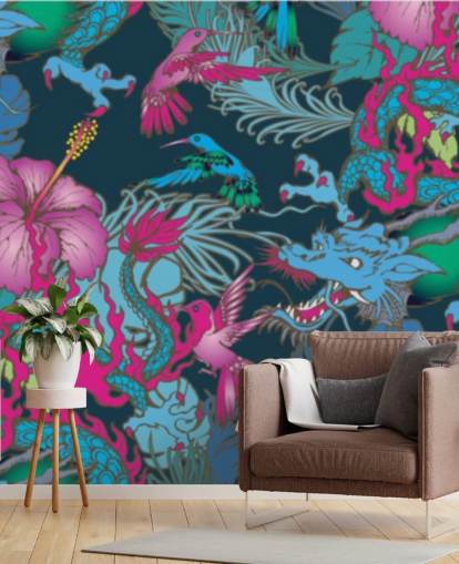 blue dragon tattoo wallpaper