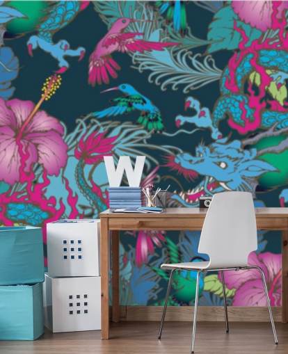 blue dragon tattoo wallpaper