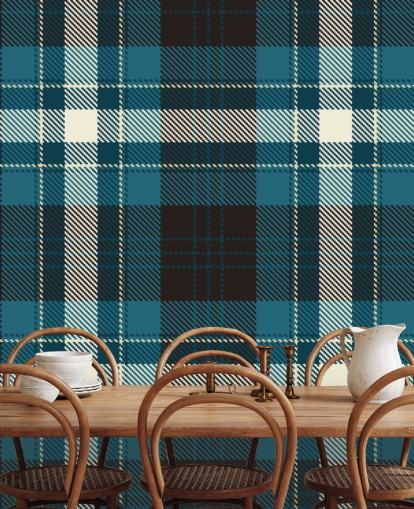 dark blue and black check wallpaper