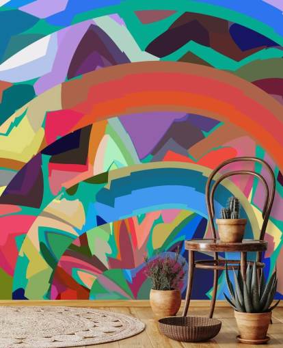 Decorazione murale allucinogena di Shandra Smith