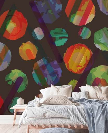 Farge Utskjæringer Mural av Shandra Smith Farge Utskjæringer Mural av Shandra Smith