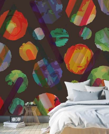 Colour Cutouts Mural by Shandra Smith