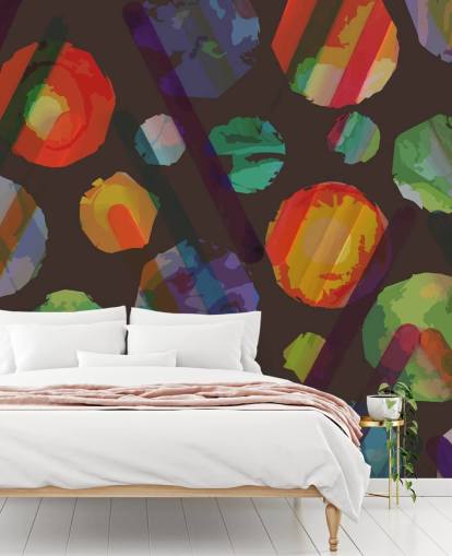 Colour Cutouts Mural by Shandra Smith