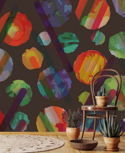Colour Cutouts Mural by Shandra Smith