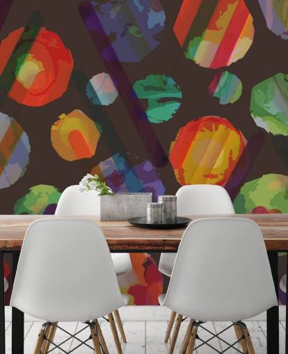 Colour Cutouts Mural by Shandra Smith