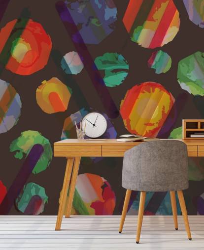 Colour Cutouts Mural by Shandra Smith