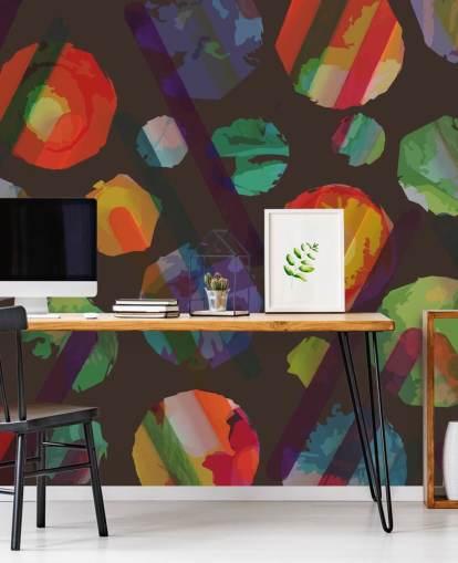 Mural Recortes de color de Shandra Smith