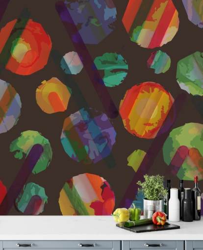 Colour Cutouts Mural by Shandra Smith