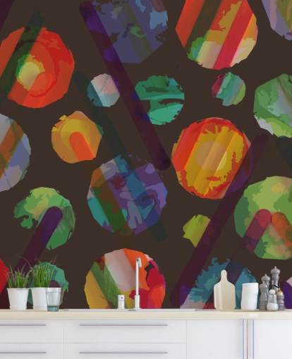 Colour Cutouts Mural by Shandra Smith