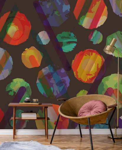 Farbausschnitte Wandbild von Shandra Smith