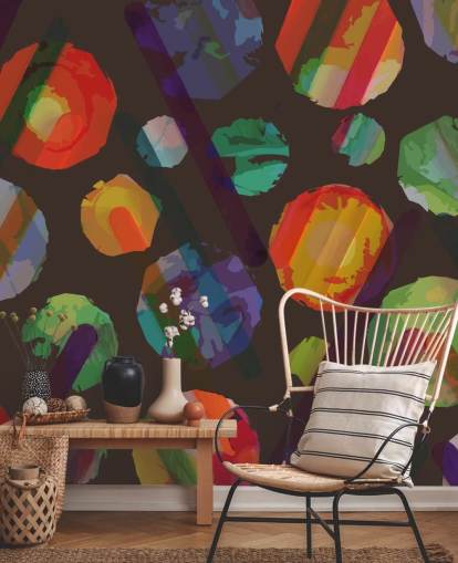 Mural Recortes de color de Shandra Smith