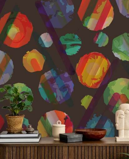 Colour Cutouts Mural by Shandra Smith