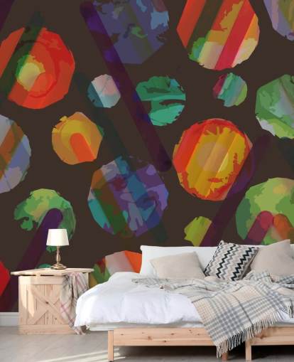 Mural Recortes de color de Shandra Smith