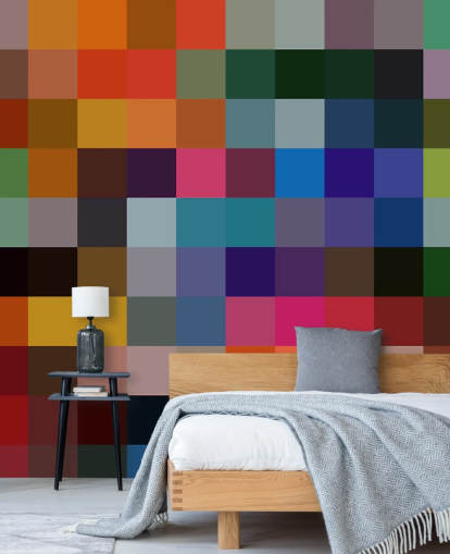 Decorazione murale quadrata colorata di Shandra Smith