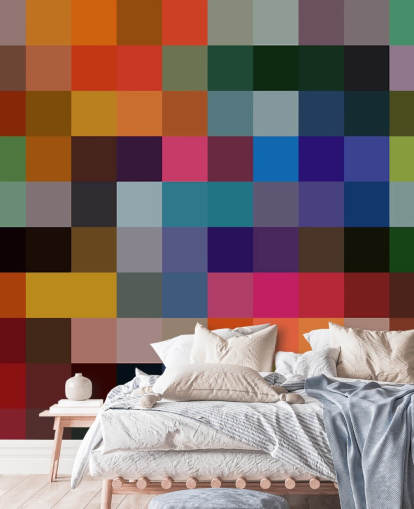 Decorazione murale quadrata colorata di Shandra Smith