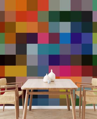 Colourful Square Mural by Shandra Smith