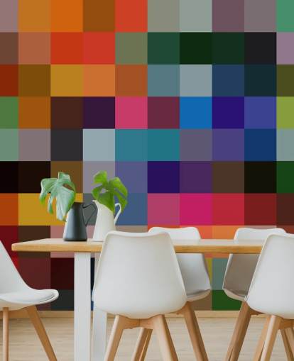 Decorazione murale quadrata colorata di Shandra Smith