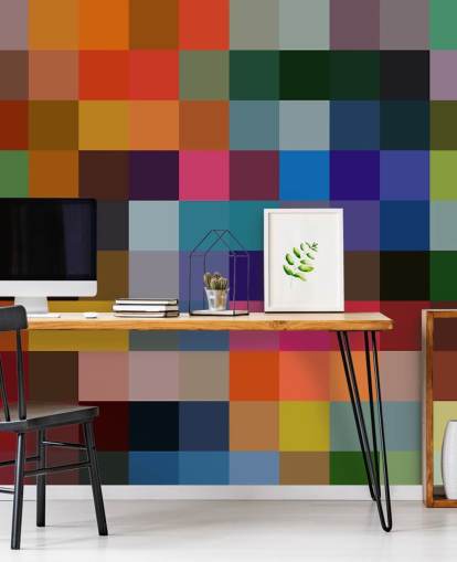 Decorazione murale quadrata colorata di Shandra Smith Decorazione murale quadrata colorata di Shandra Smith