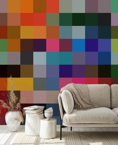 Decorazione murale quadrata colorata di Shandra Smith Decorazione murale quadrata colorata di Shandra Smith