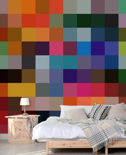 Decorazione murale quadrata colorata di Shandra Smith