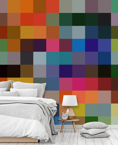 Colourful Square Mural by Shandra Smith