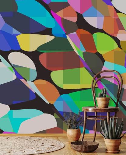 Tiefgründiges Wandbild von Shandra Smith