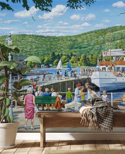 Bowness Pier Windermere Lake Wallpaper