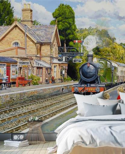 Hampton Loade Severn Valley Railway Mural